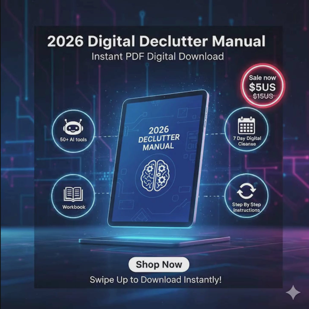 THE ULTIMATE 2026 DIGITAL DECLUTTER HANDBOOK